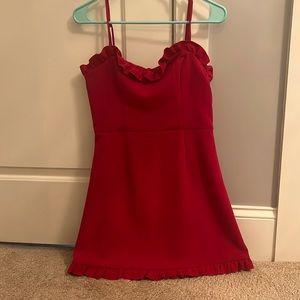 French connection link ruffle dress 6